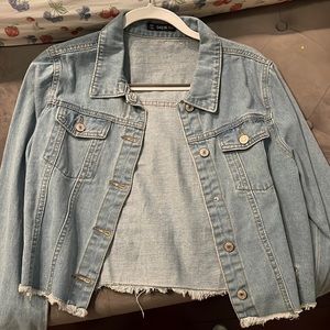 Cropped denim jacket!!!!